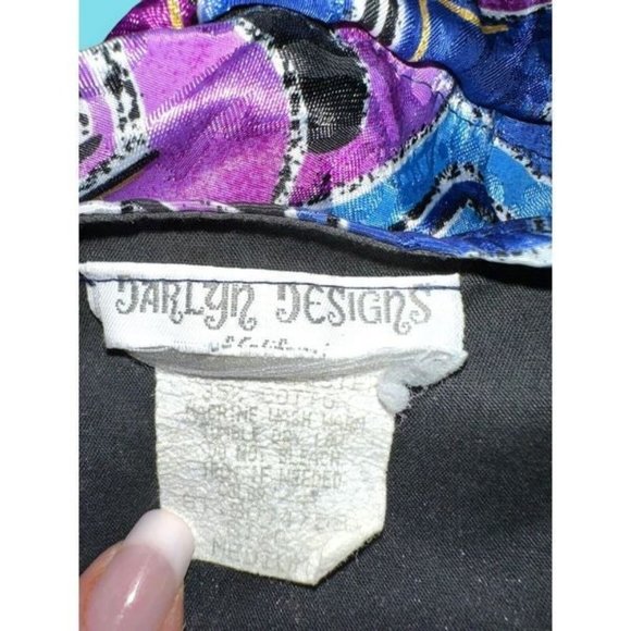 Vintage 80s 90s Darlyn Designs Retro Zip Up Jacket Sz Medium - Picture 5 of 5